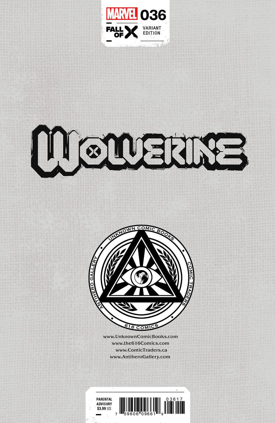 WOLVERINE (2020) #36 UNKNOWN COMICS MIGUEL MERCADO EXCLUSIVE VARIANT