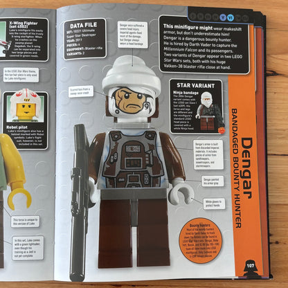 Lego Star Wars Character Encyclopedia Hardback With Han Solo Minifigure GD
