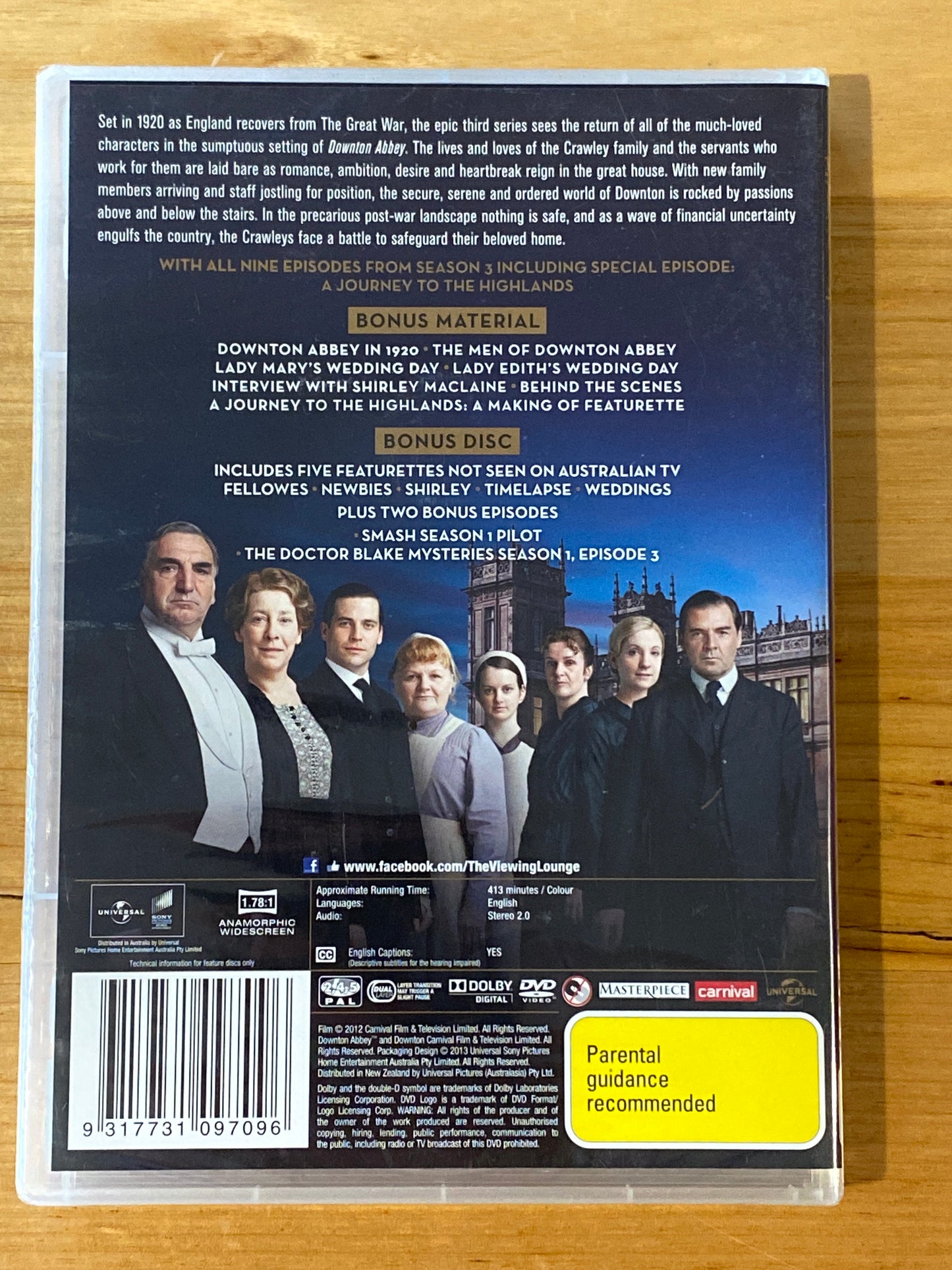 Downton Abbey Season 3 & 4 DVD PAL 2,4,5 4-Disc Set Brand New Sealed