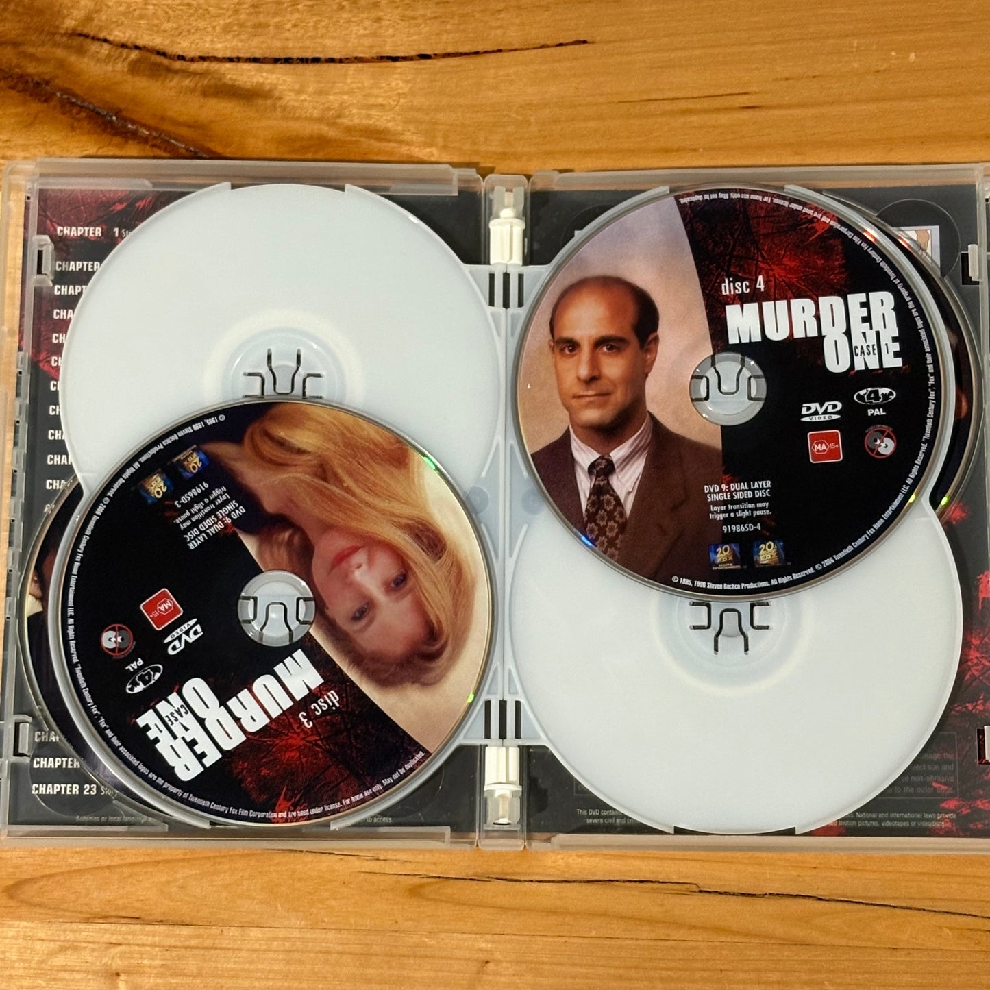 Murder One Cases 1 and 2 DVD US Drama Steven Bochco PAL 4 VGC