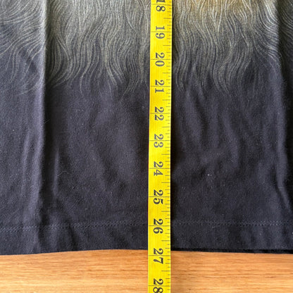 Rock Chang High Definition Wolf T-Shirt Black Short Sleeve Size Extra Large