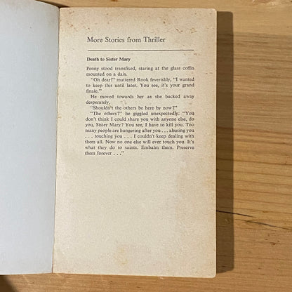 More Stories From Thriller by Brian Clemens Paperback 1975 GD