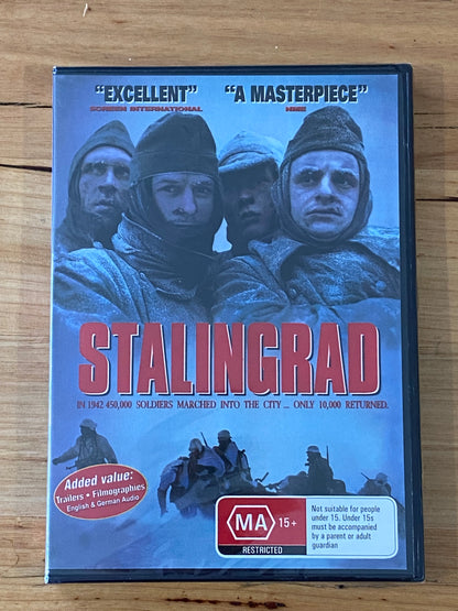 Stalingrad DVD Second World War Movie PAL 4 New Sealed