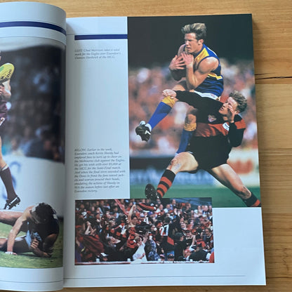 3AW Football Year 96 Book AFL Wayne Carey Cover Complete with Poster GD