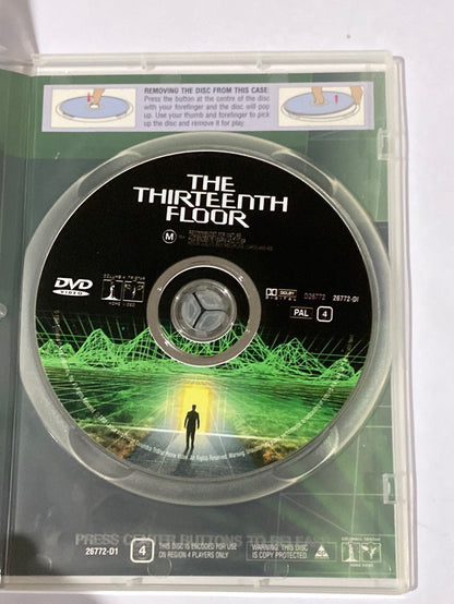 The Thirteenth Floor Collector's Edition DVD PAL 4 VGC