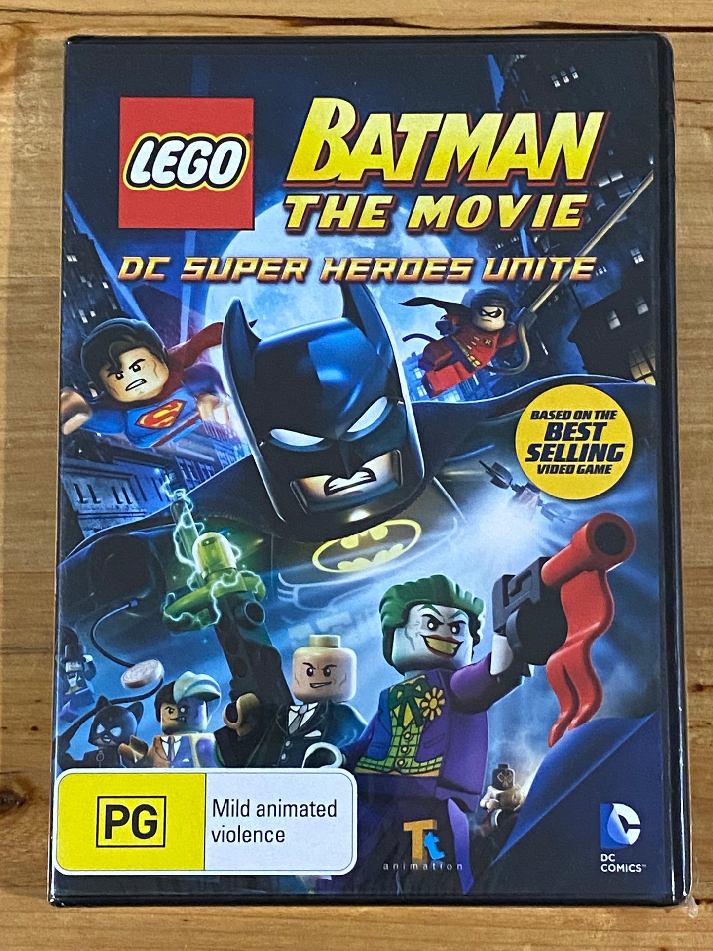 Lego DC Comics Super Heroes 3 DVD Bundle PAL 4 2 Are New And Sealed