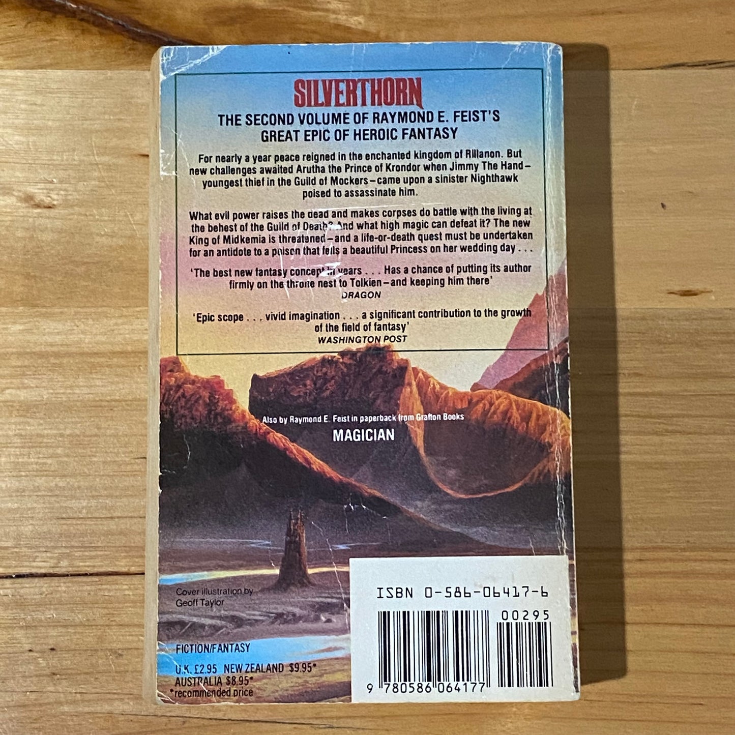 Silverthorn by Raymond E. Feist Paperback 1986 GD