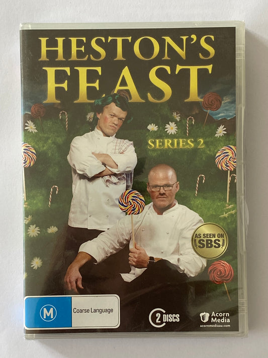 Heston Blumenthal DVDs 3 Pack PAL 4 All Brand New Sealed