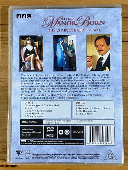 To the Manor Born Series 1-3 + 25th Wedding Anniversary Special DVD BBC PAL 4 VGC