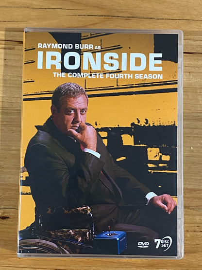 Ironside Complete Fourth Season DVD Raymond Burr 7-Disc PAL 4 VGC