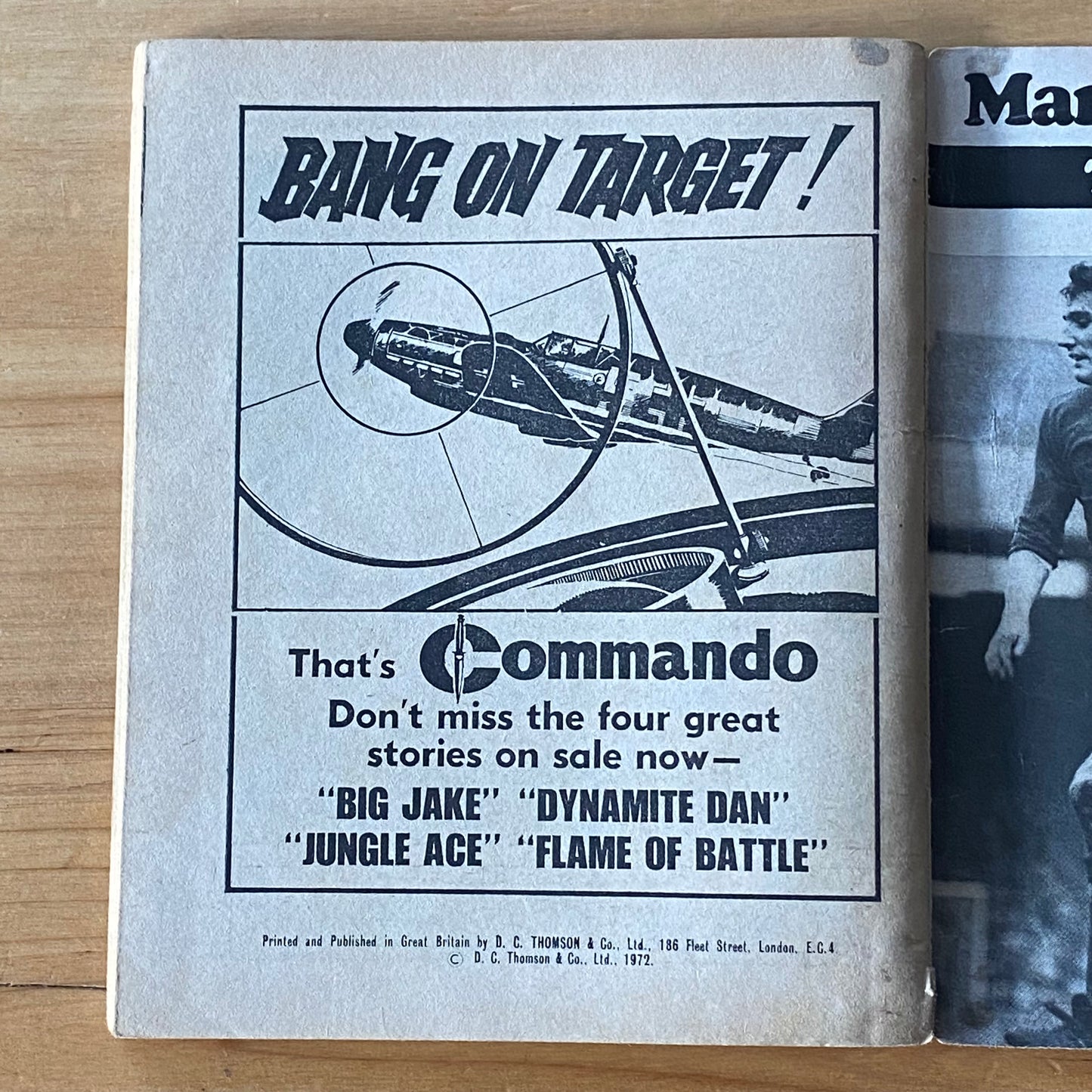 Commando War Comic #637 Flame Of Battle 1972