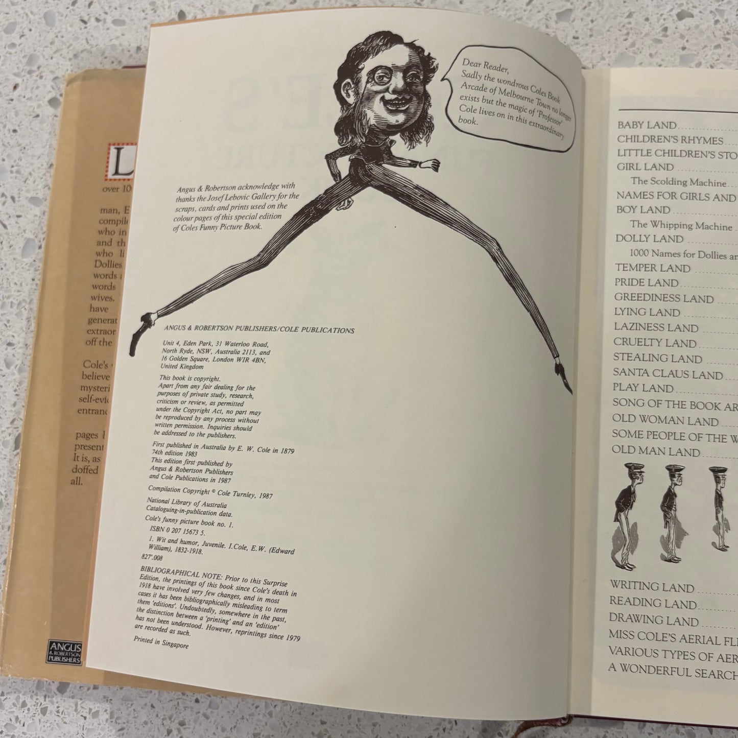 Cole's Funny Picture Book The Family Amuser Hardback 1987 GD