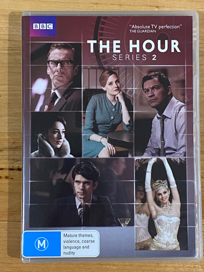 The Hour Series 1 & 2 Complete Set DVD BBC Drama Set in the 1950s PAL 4 VGC