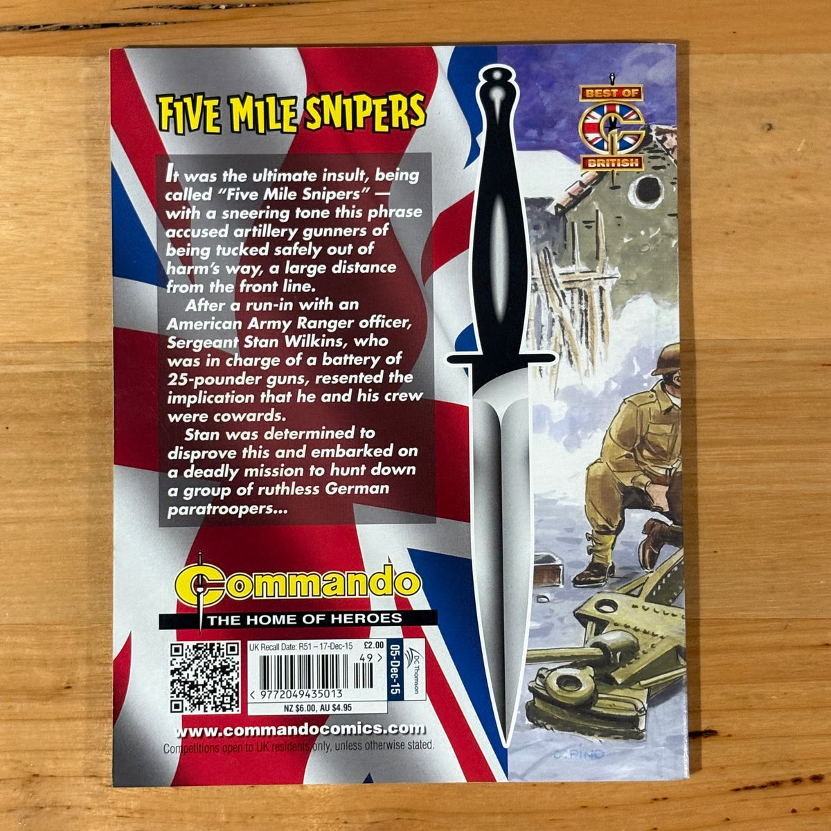 Commando War Comics x 10 Bundle Printed 2015 to 2016 DC Thomson 143