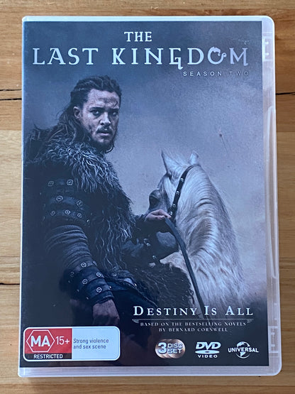 The Last Kingdom Season 1-3 DVD Drama 3-Disc PAL 2,4 VGC