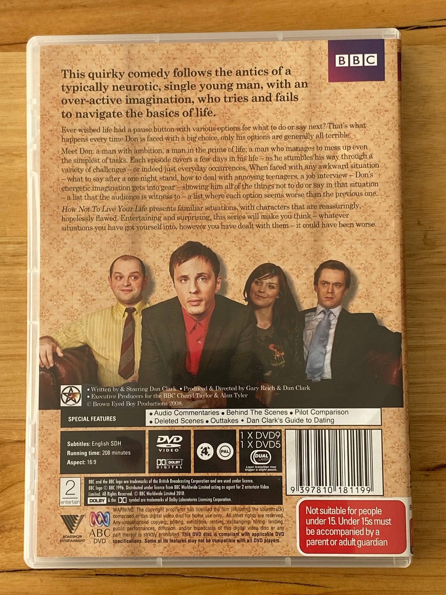 How Not To Live Your Life Series 1+2 DVD BBC Comedy 2-Disc Sets PAL 4 VGC