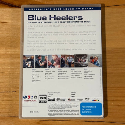 Blue Heelers Seasons 10-14 DVD Classic Australian Police Drama PAL 4 VGC