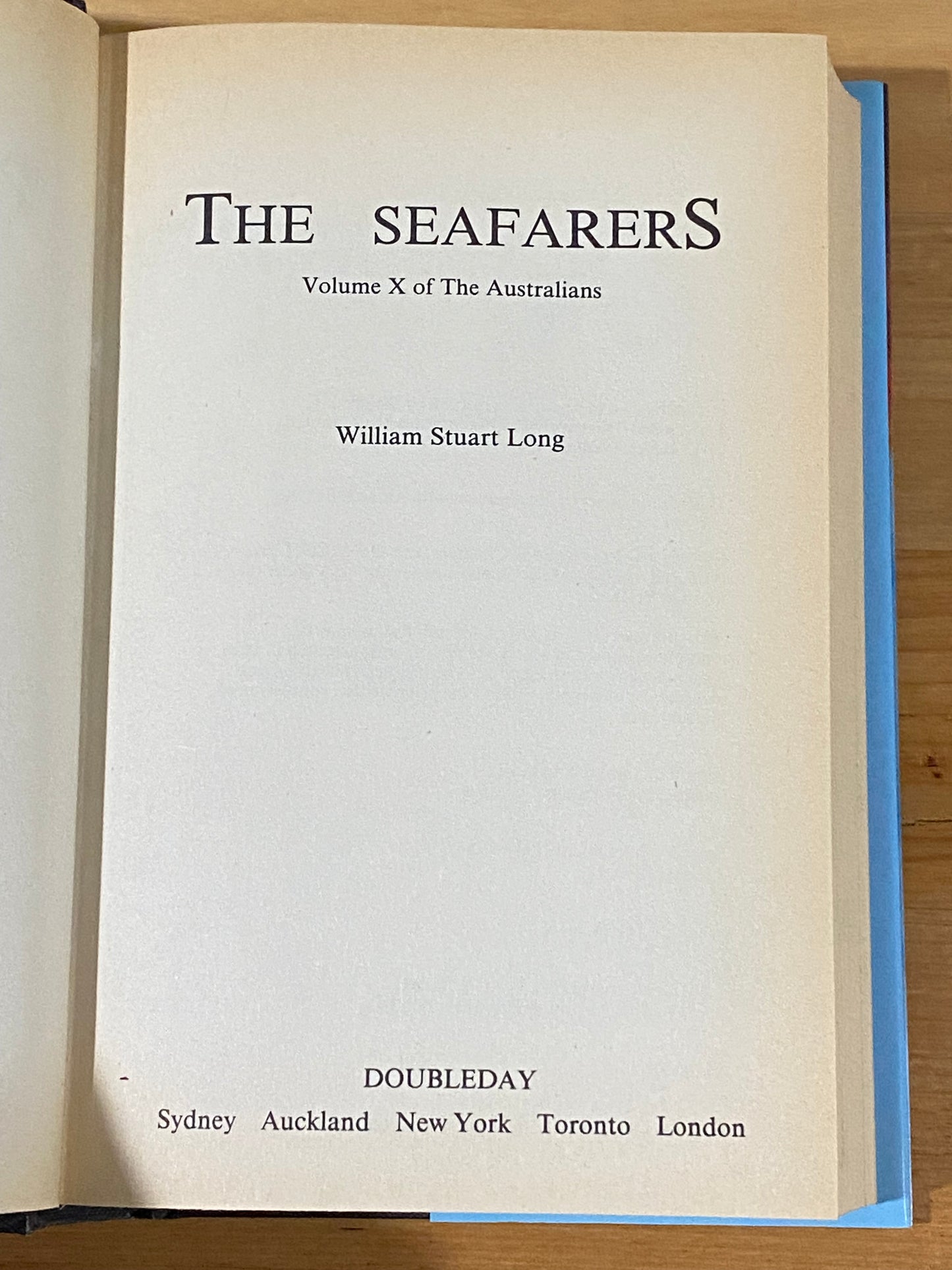 The Seafarers by Vivian Stuart The Australians Volume 10 Hardcover 1988 GD