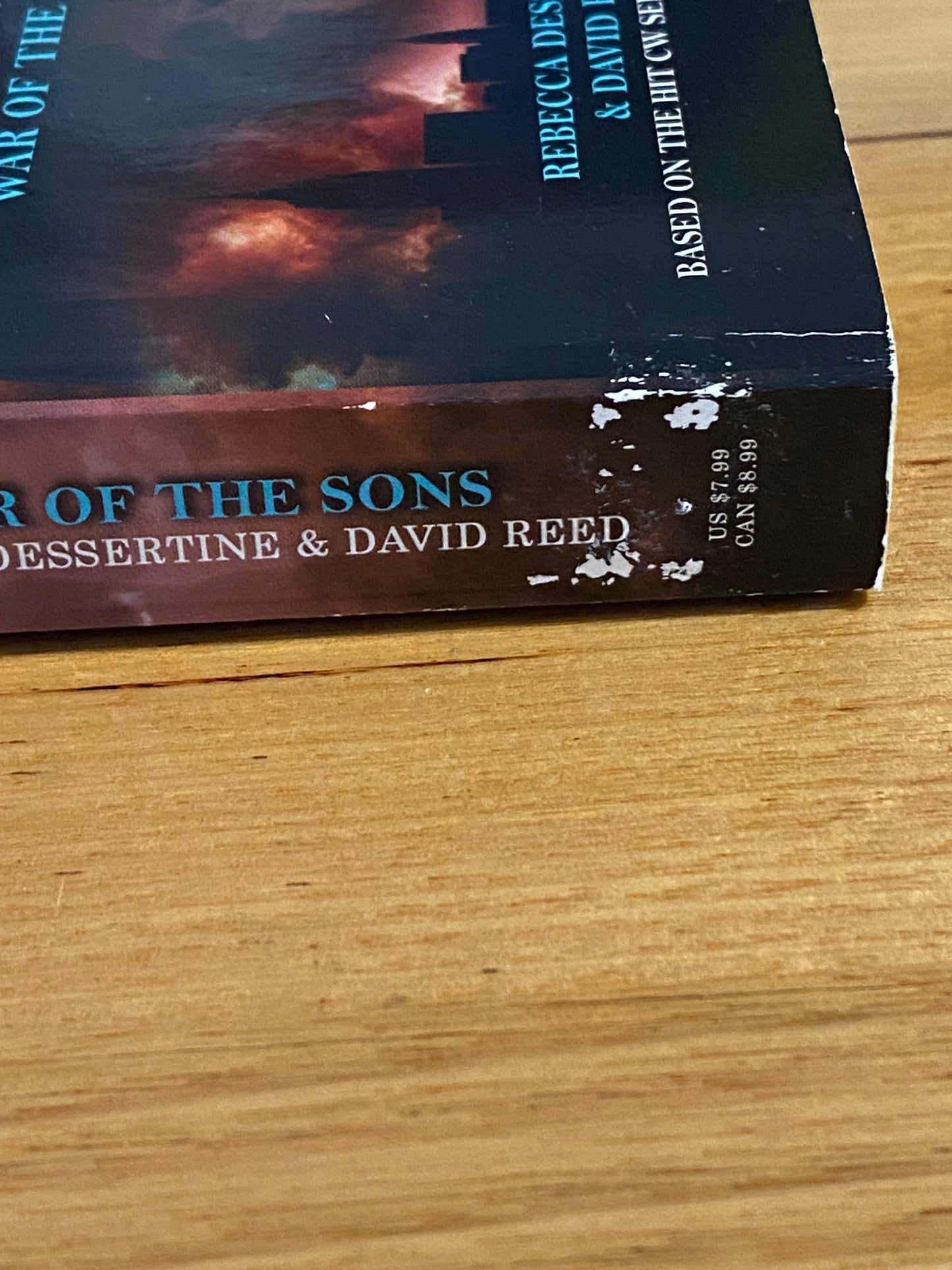 Supernatural War Of The Sons by Rebecca Dessertine & David Reed Paperback 2010 GD