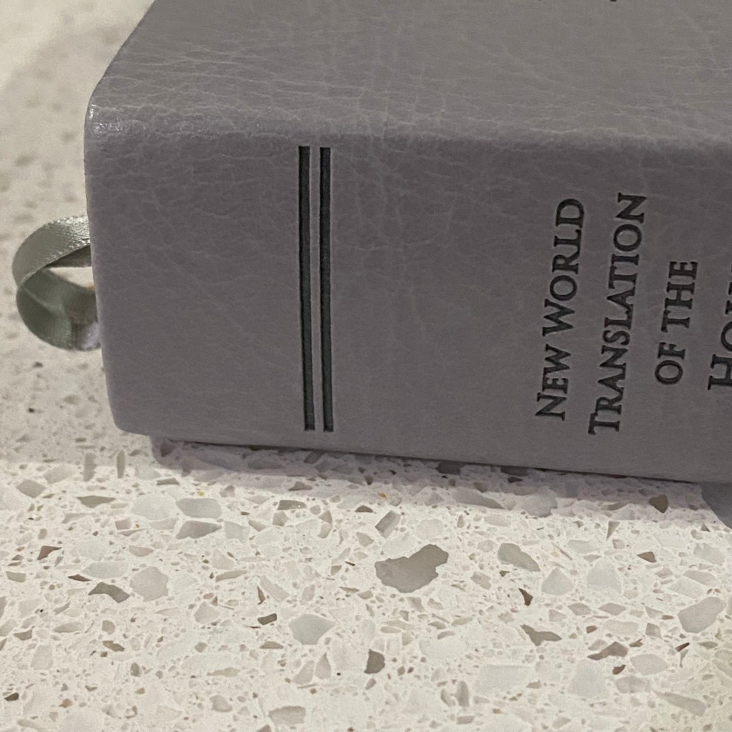 New World Translation Of The Holy Scriptures Bible Silver Leather Bound GD