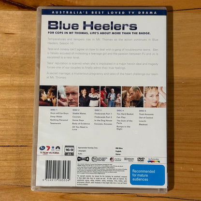 Blue Heelers Seasons 10-14 DVD Classic Australian Police Drama PAL 4 VGC