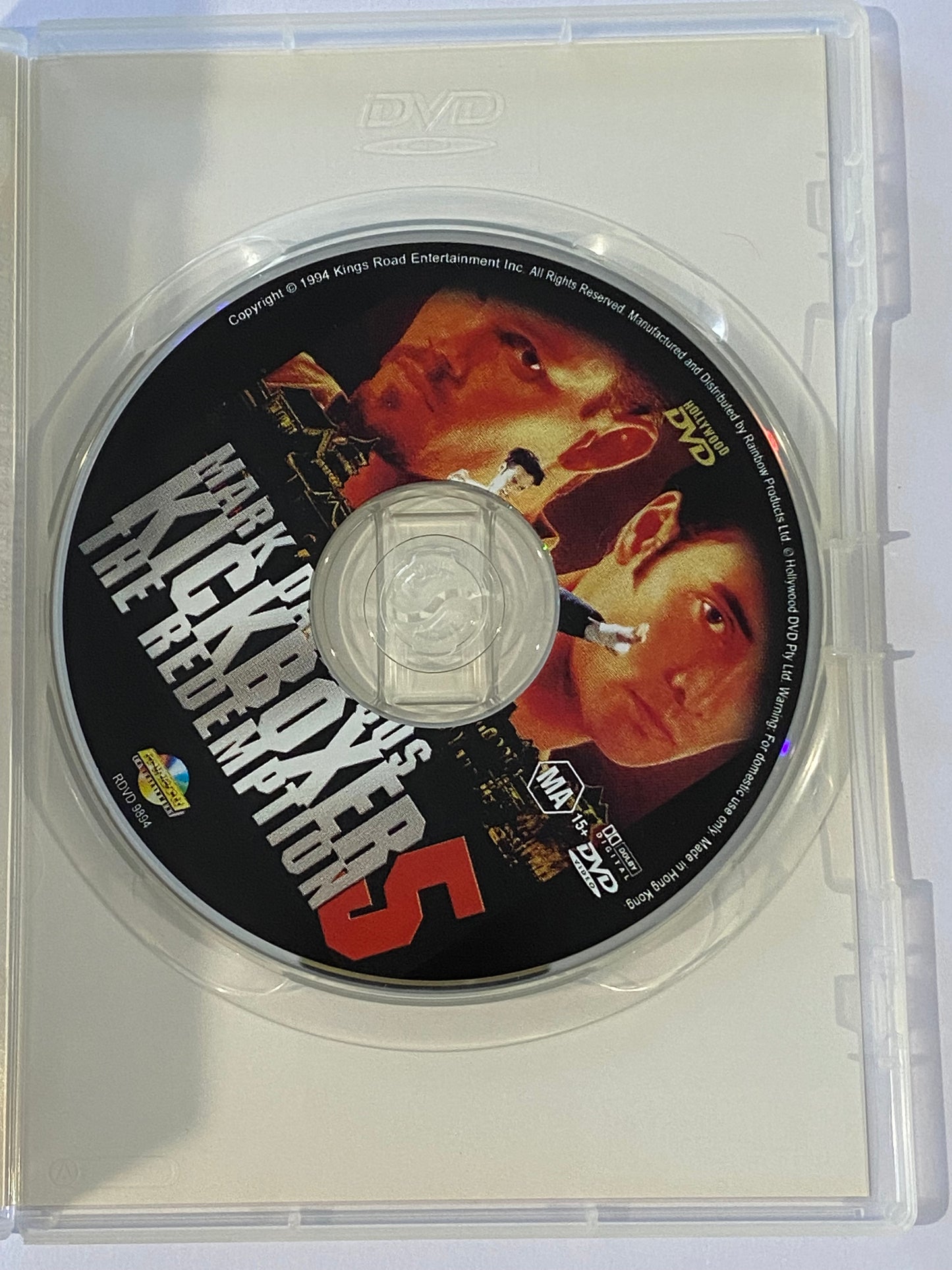 Kickboxer 5 The Redemption DVD Mark Dacasos PAL 0 VGC