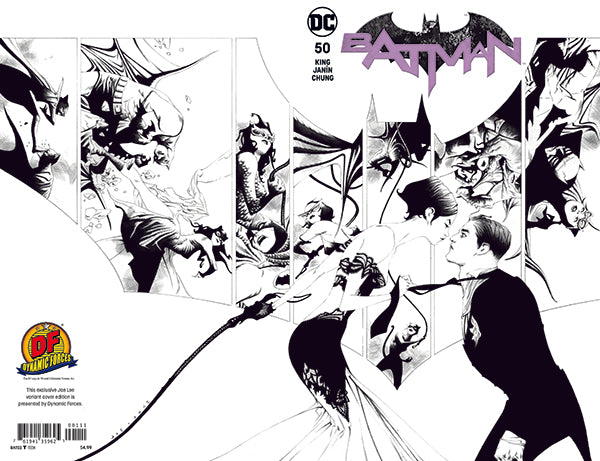 BATMAN (2016) #50 DYNAMIC FORCES BLACK AND WHITE JAE LEE VARIANT