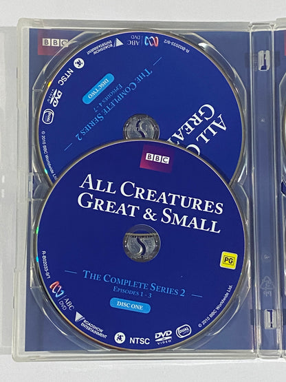 All Creatures Great And Small Series 1 & 2 DVD BBC TV Drama NTSC 4 Set VGC