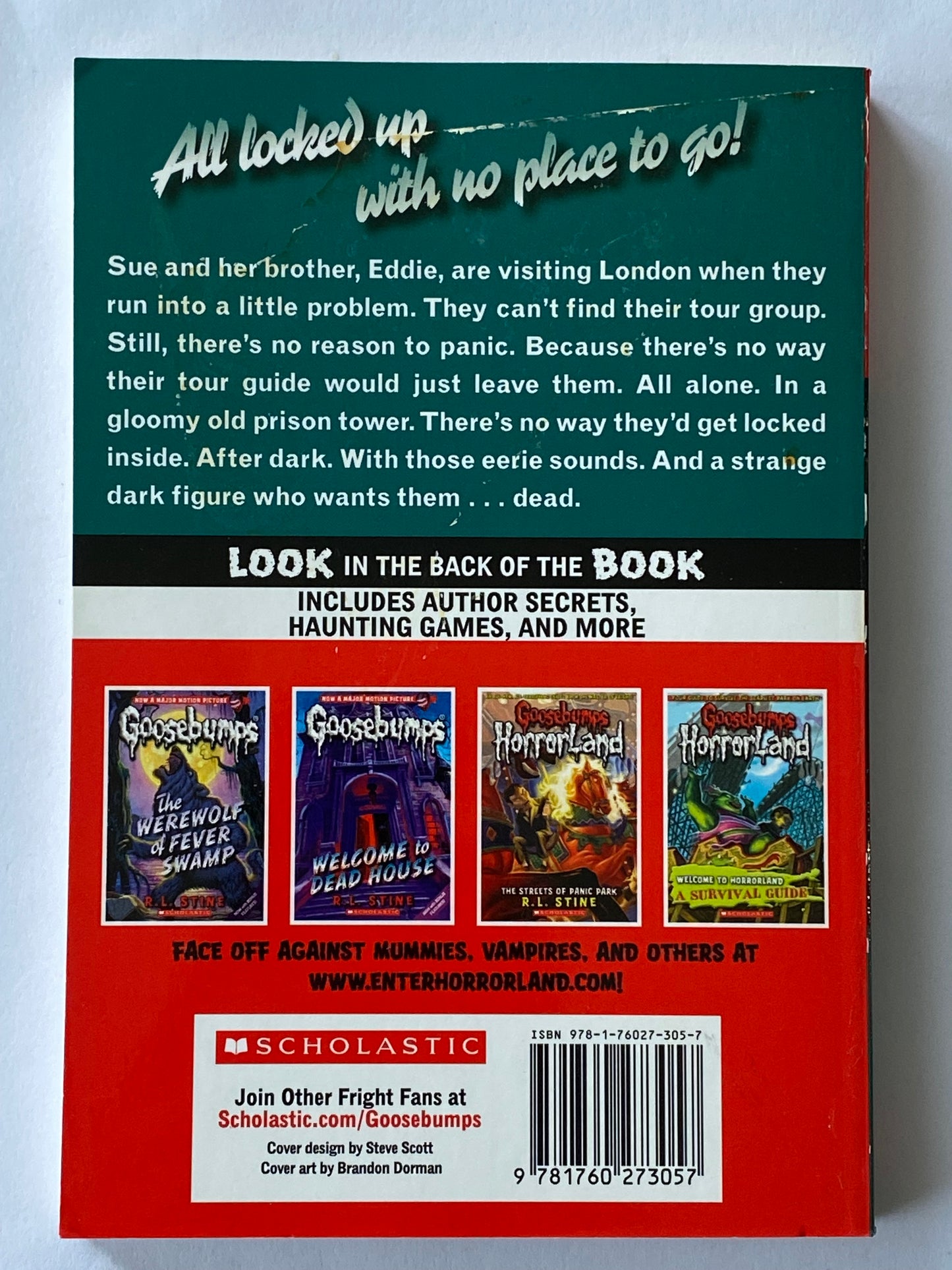 Goosebumps A Night In Terror Tower R.L.Stine Paperback 2015 GD