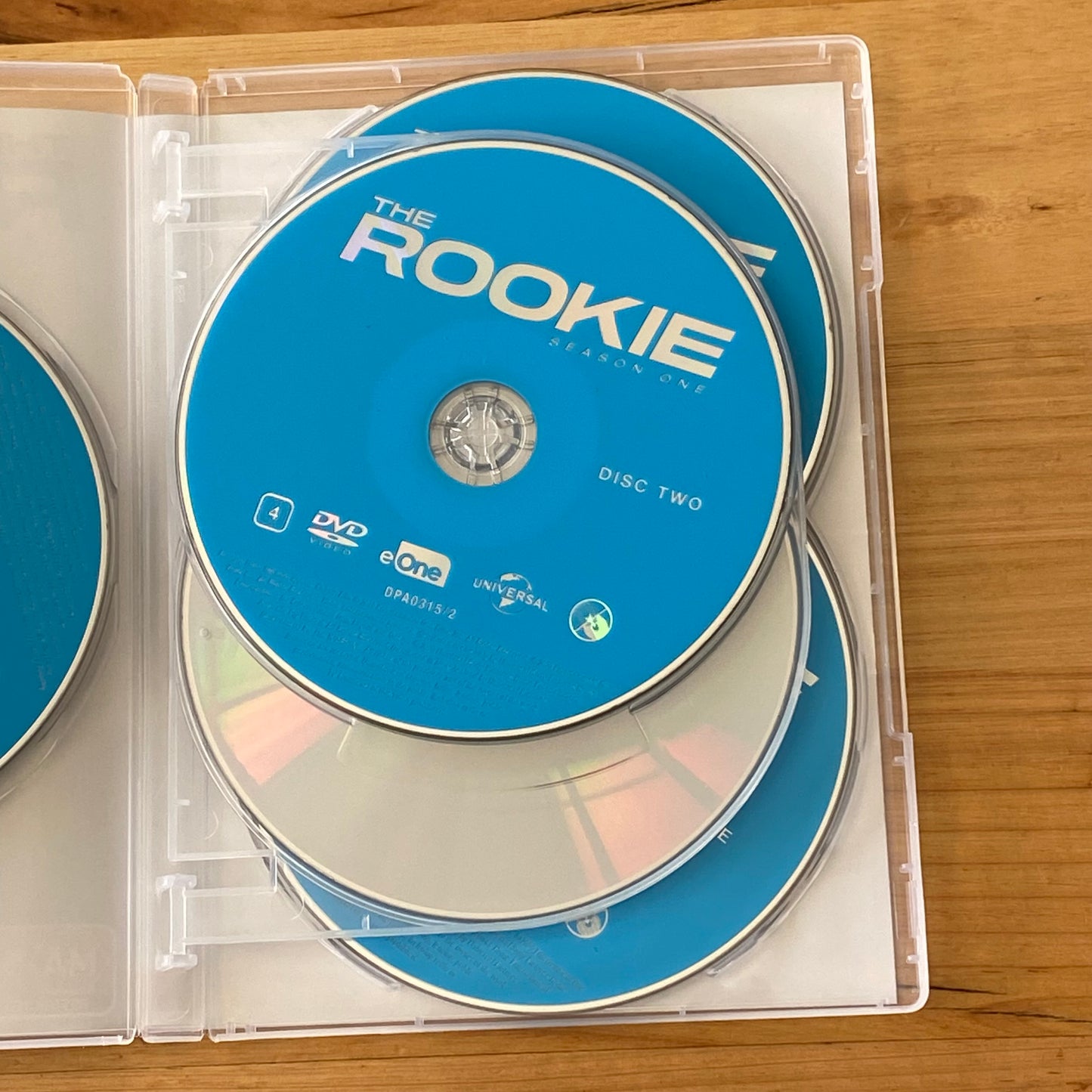 The Rookie Season 1 DVD Nathan Fillion 5-Disc PAL 4 VGC