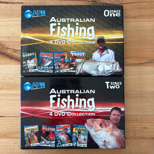 Australian Fishing Series 1 and 2 on DVD AFN Fishing and Outdoors VGC