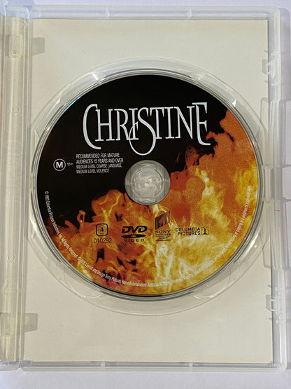 John Carpenter's Christine DVD Based on Stephen King's novel PAL 4 VGC