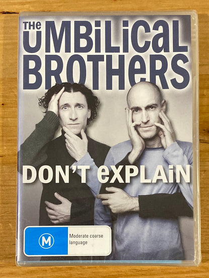 Umbilical Brothers DVD Don't Explain PAL ALL Brand New Sealed