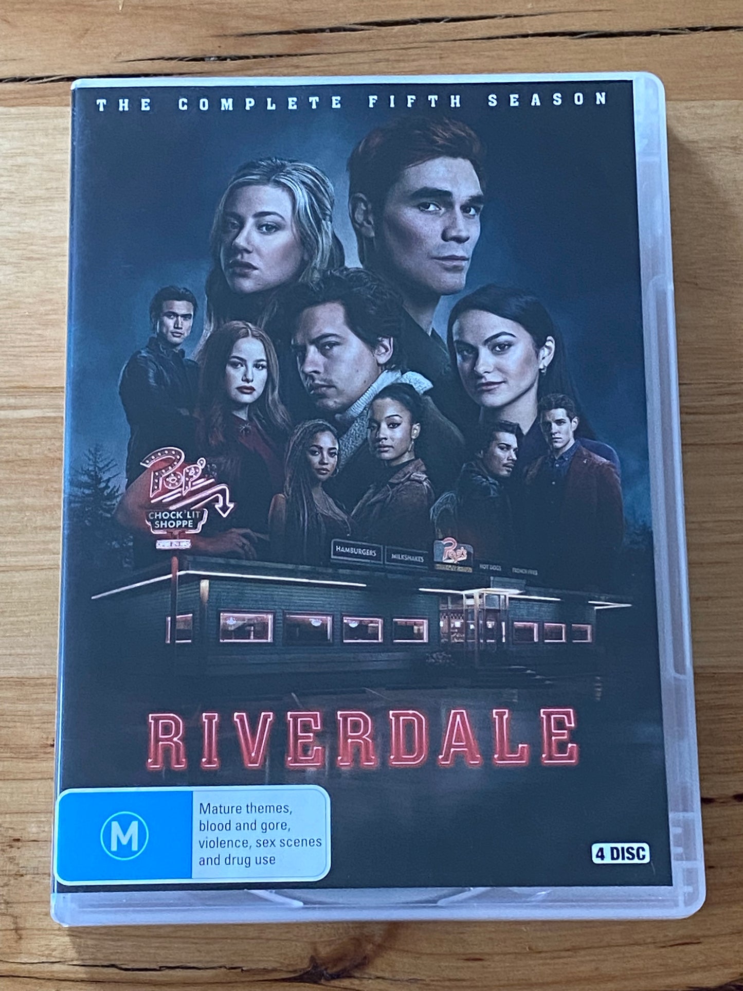 Riverdale Seasons 1-5 DVD US Drama Archie Andrews PAL 4 VGC