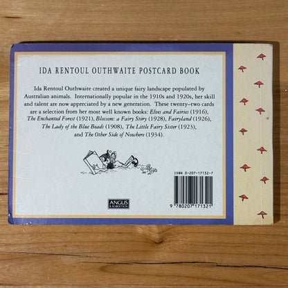 Fairy Postcard Book by Ida Rentoul Outhwaite Vintage GD