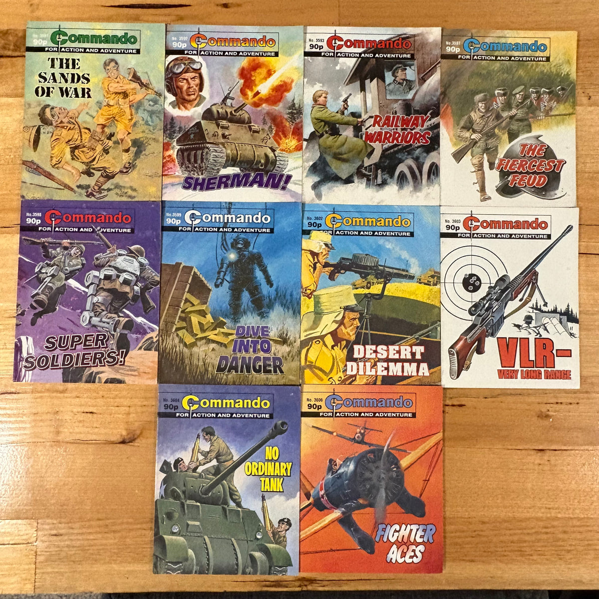 Commando War Comic Bundle x 10 Printed 2003 DC Thomson 329