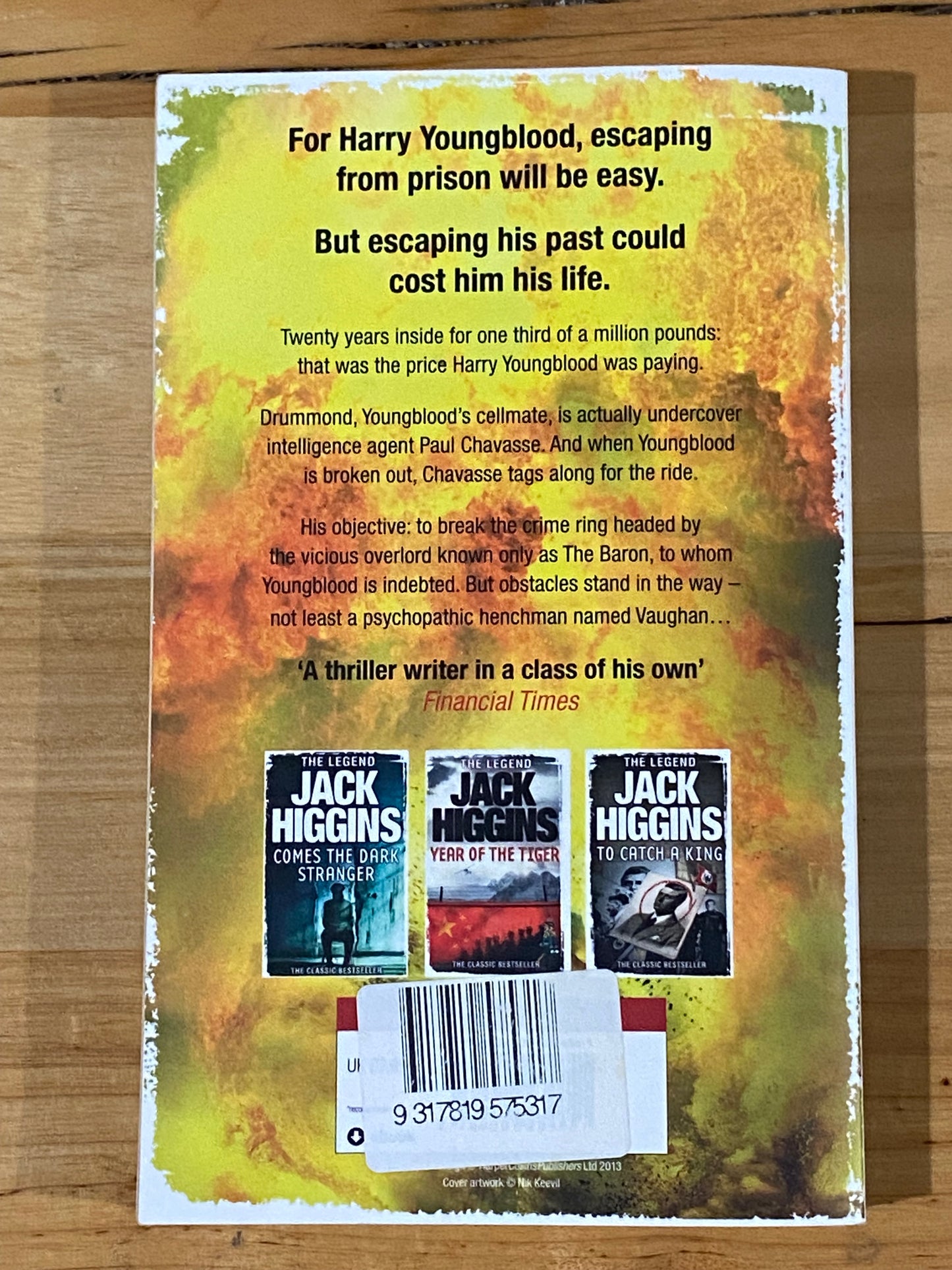 Dark Side Of The Street by Jack Higgins Paperback 2013 GD