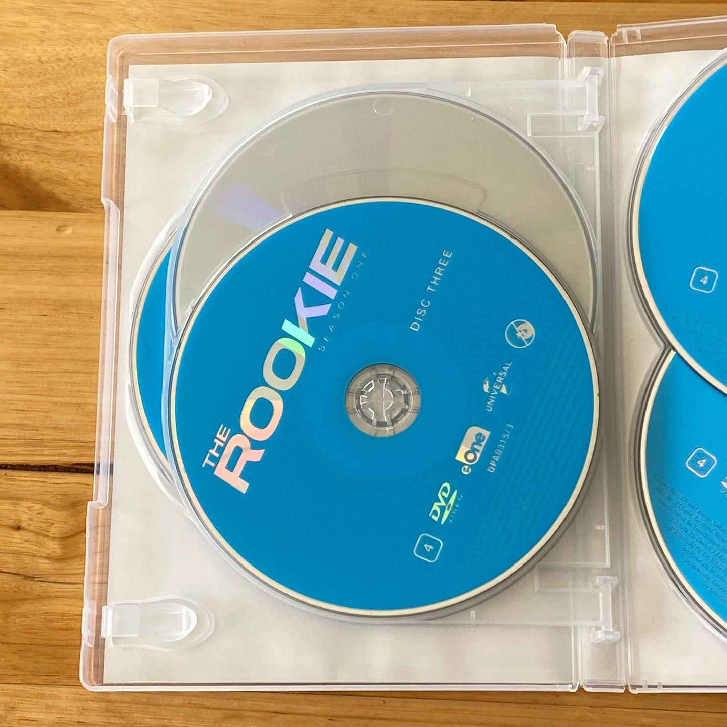 The Rookie Season 1 DVD Nathan Fillion 5-Disc PAL 4 VGC