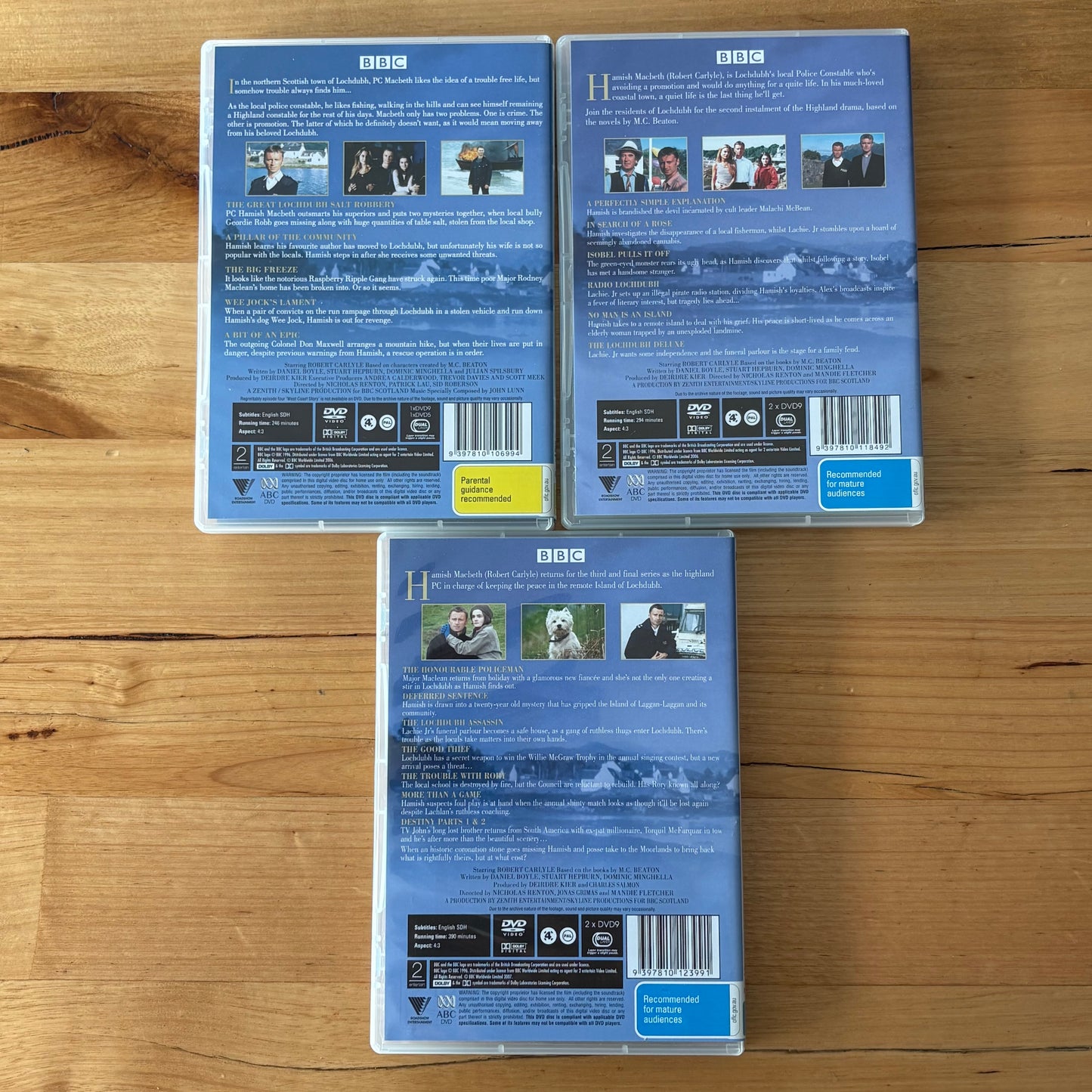 Hamish Macbeth The Complete Collection Series 1-3 DVD BBC Drama PAL 4 VGC