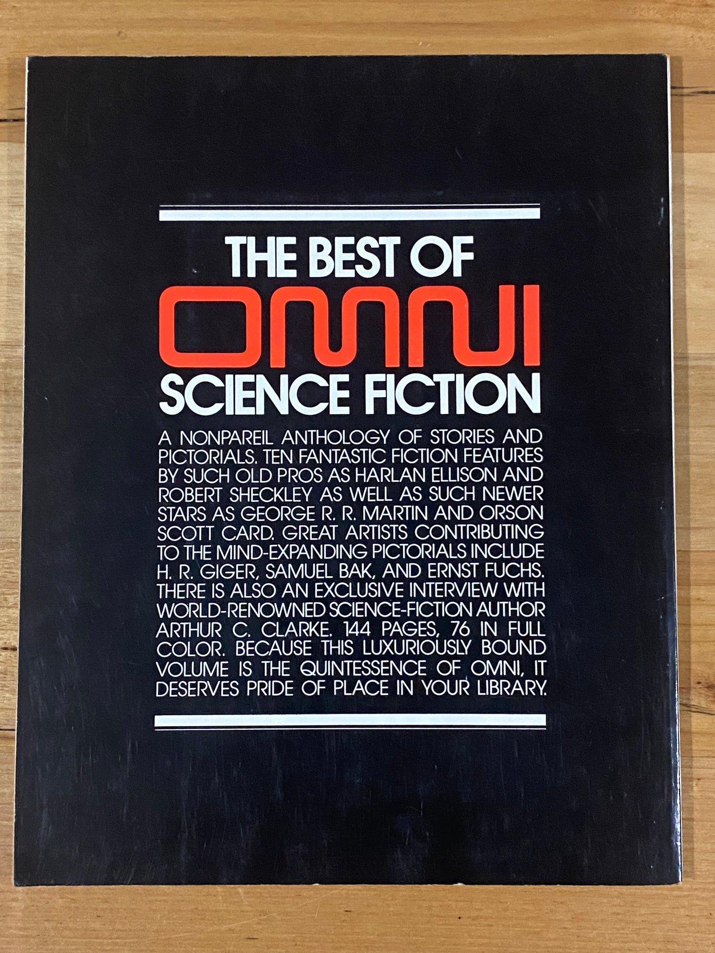 The Best Of Omni Science Fiction Collectors Edition 1980 GD