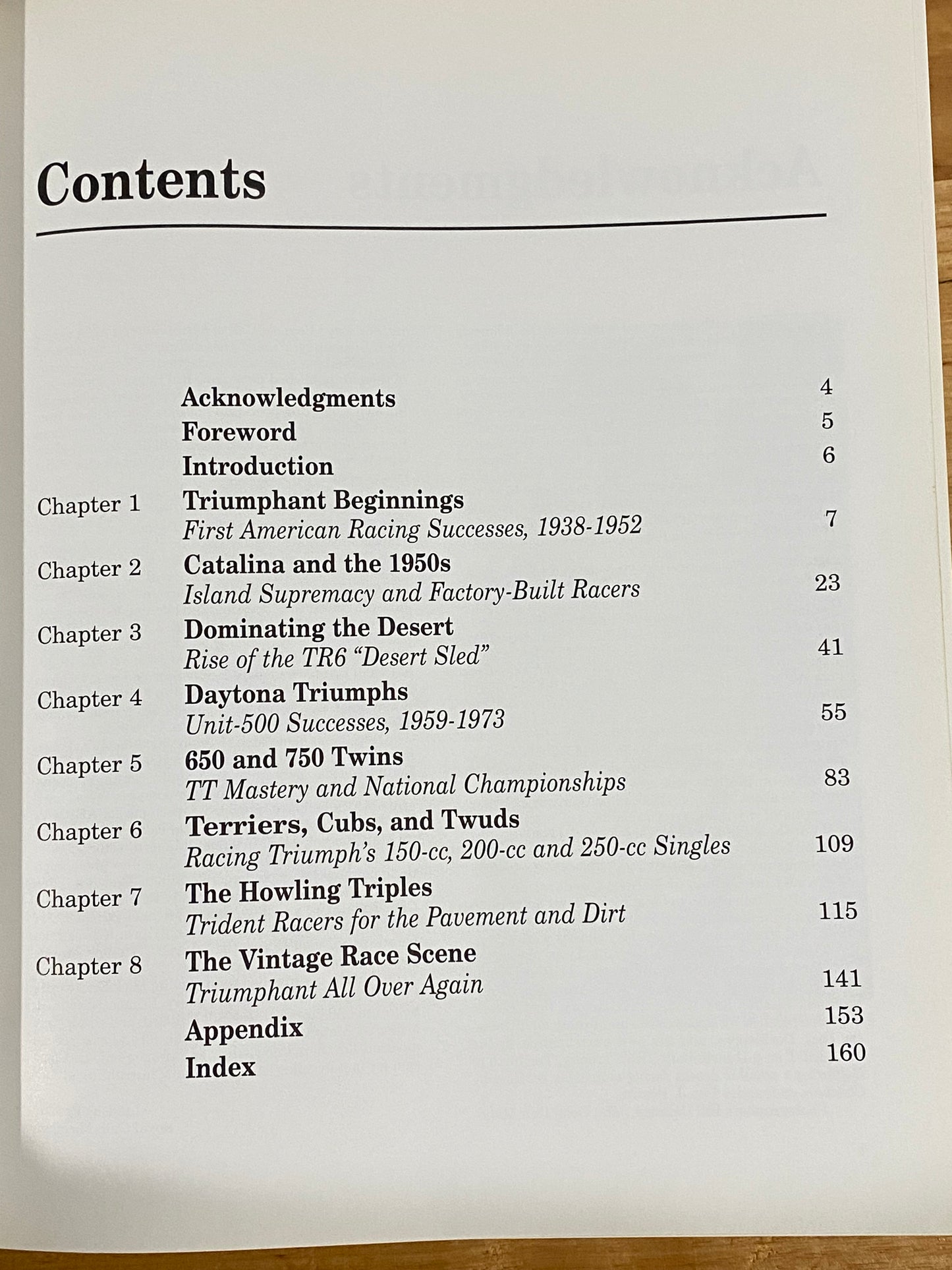 Triumph Racing Motorcycles In America by Linsday Brooke 1996 Paperback VGC