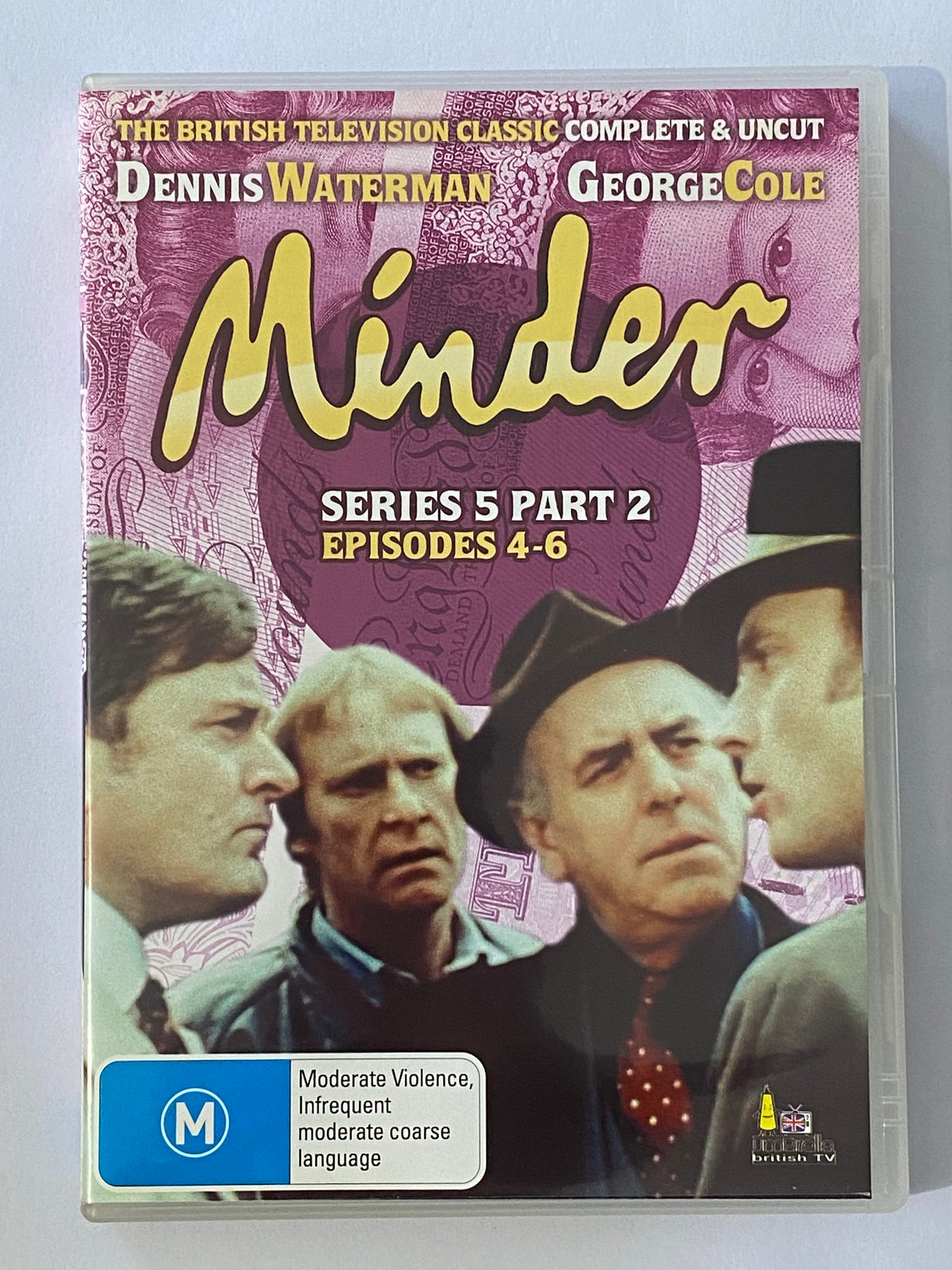 Minder 12 DVD Bundle Dennis Waterman George Cole Clasic British Drama PAL 4 VGC