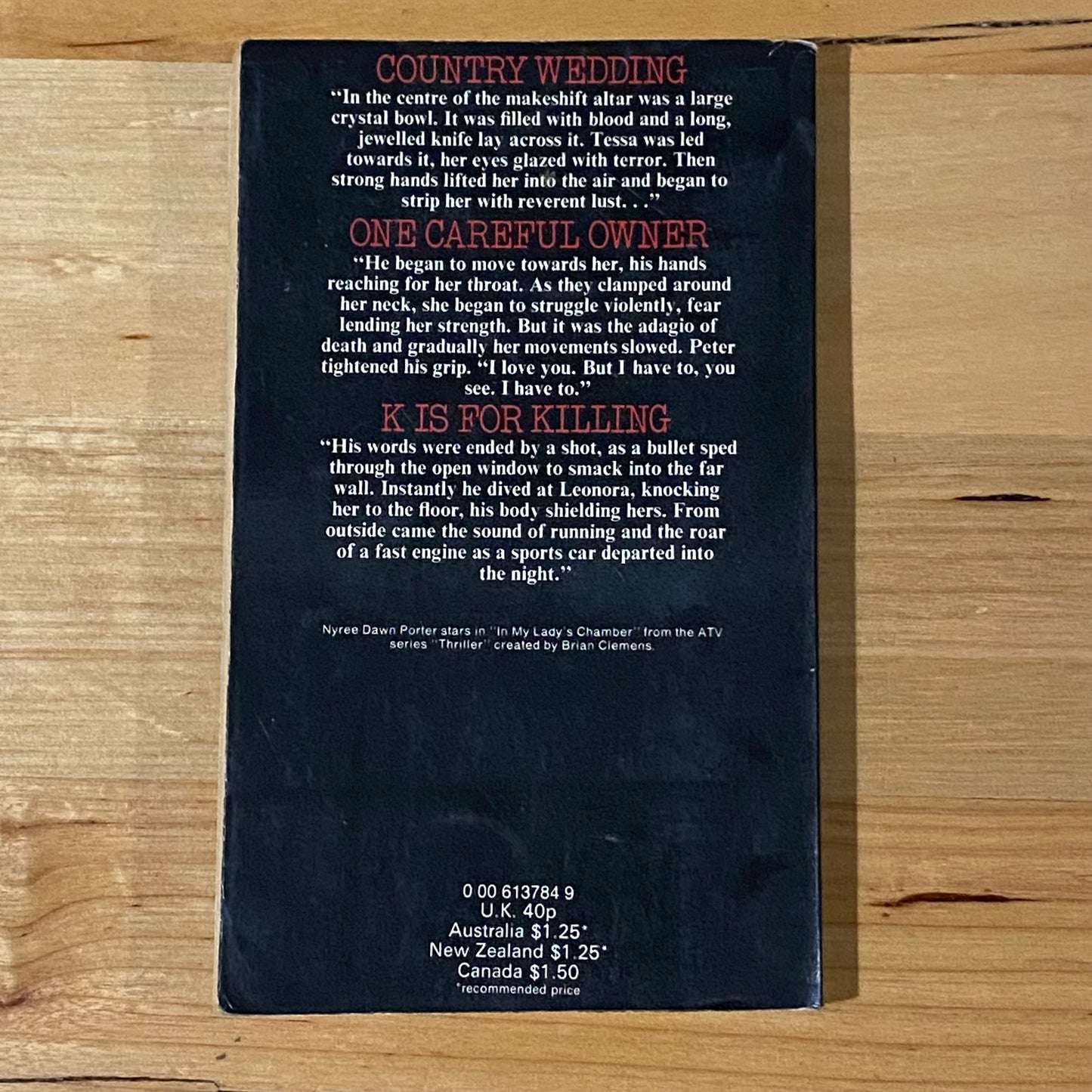 More Stories From Thriller by Brian Clemens Paperback 1975 GD