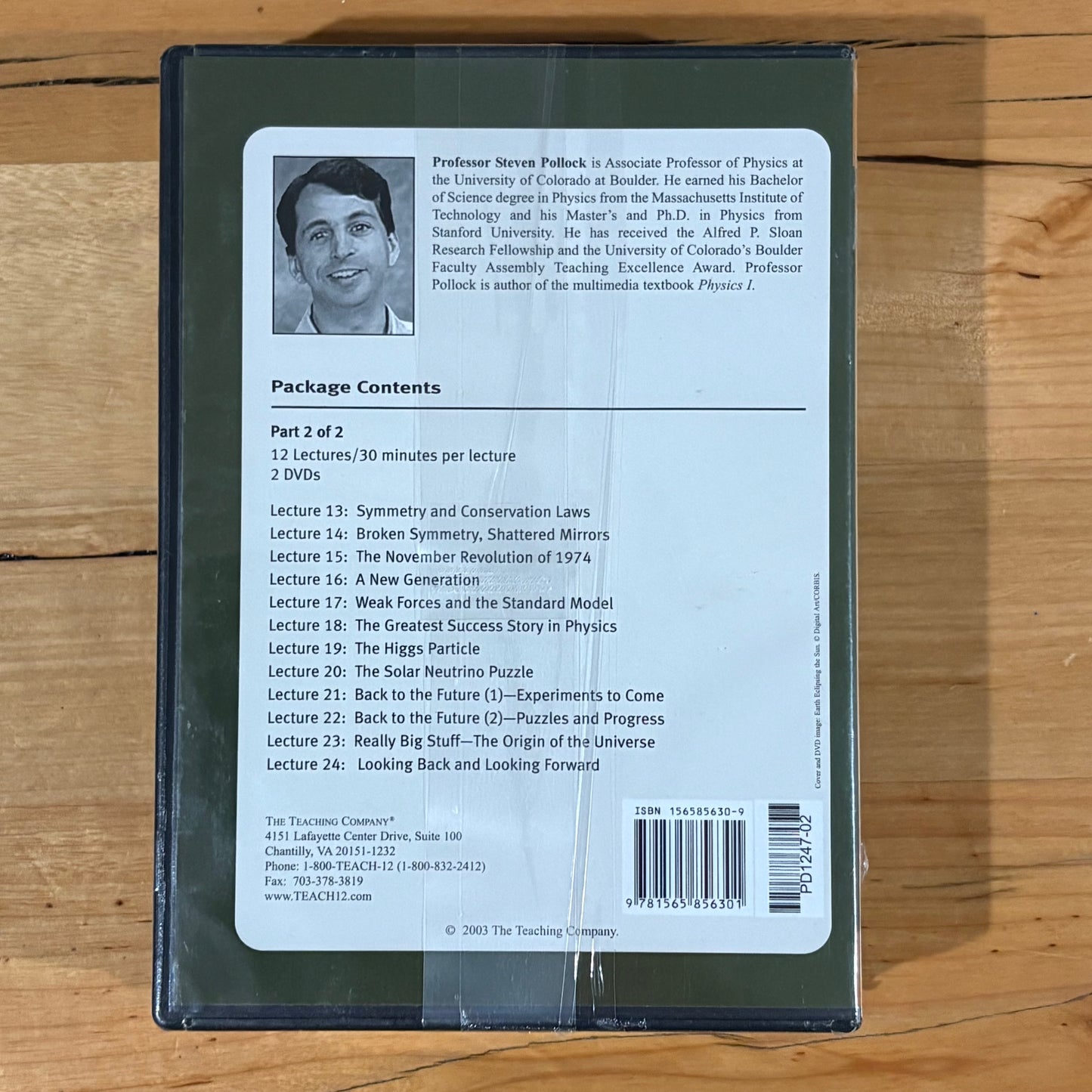 Particle Physics for Non-Physicists DVD and Course Book New Sealed