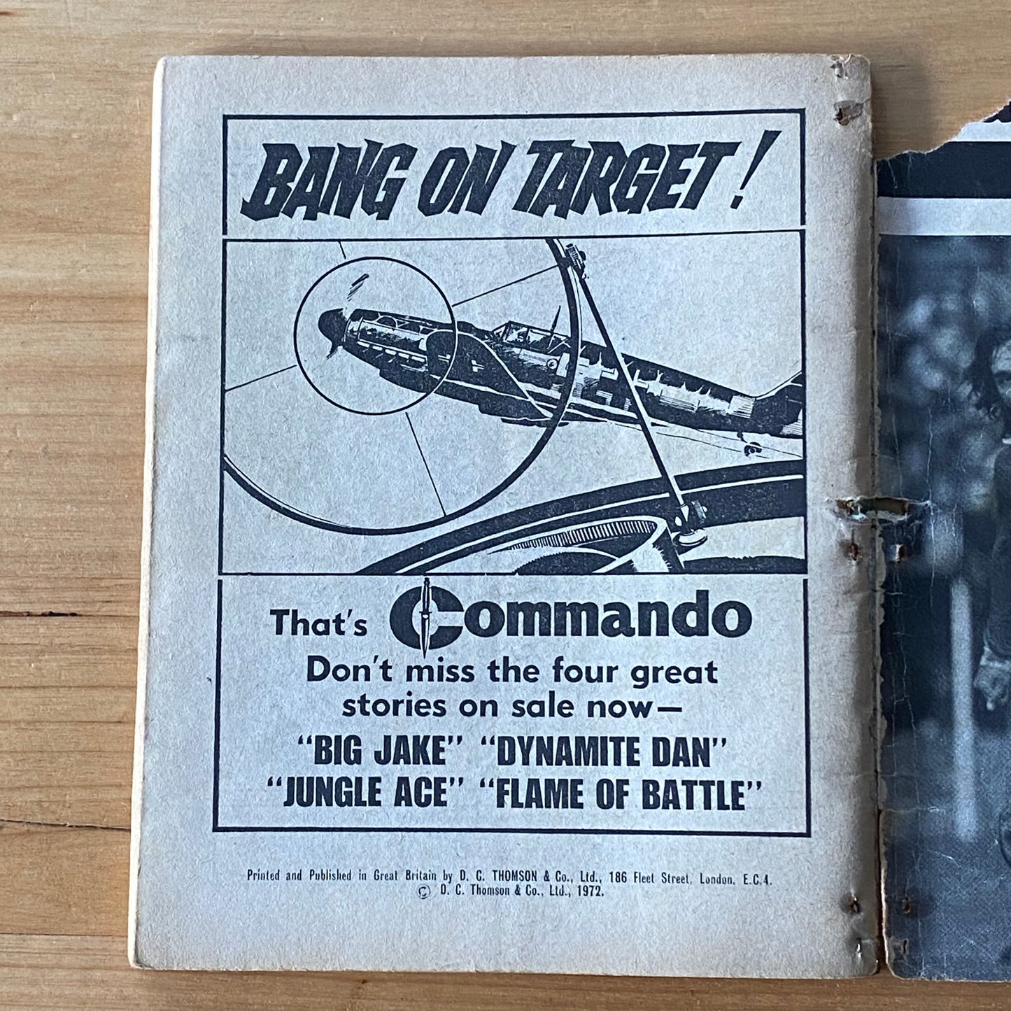 Commando War Comic #638 Dynamite Dan 1972