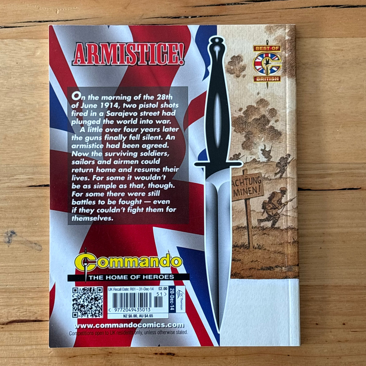Commando War Comic Bundle x 10 Bundle Printed 2014 DC Thomson 82