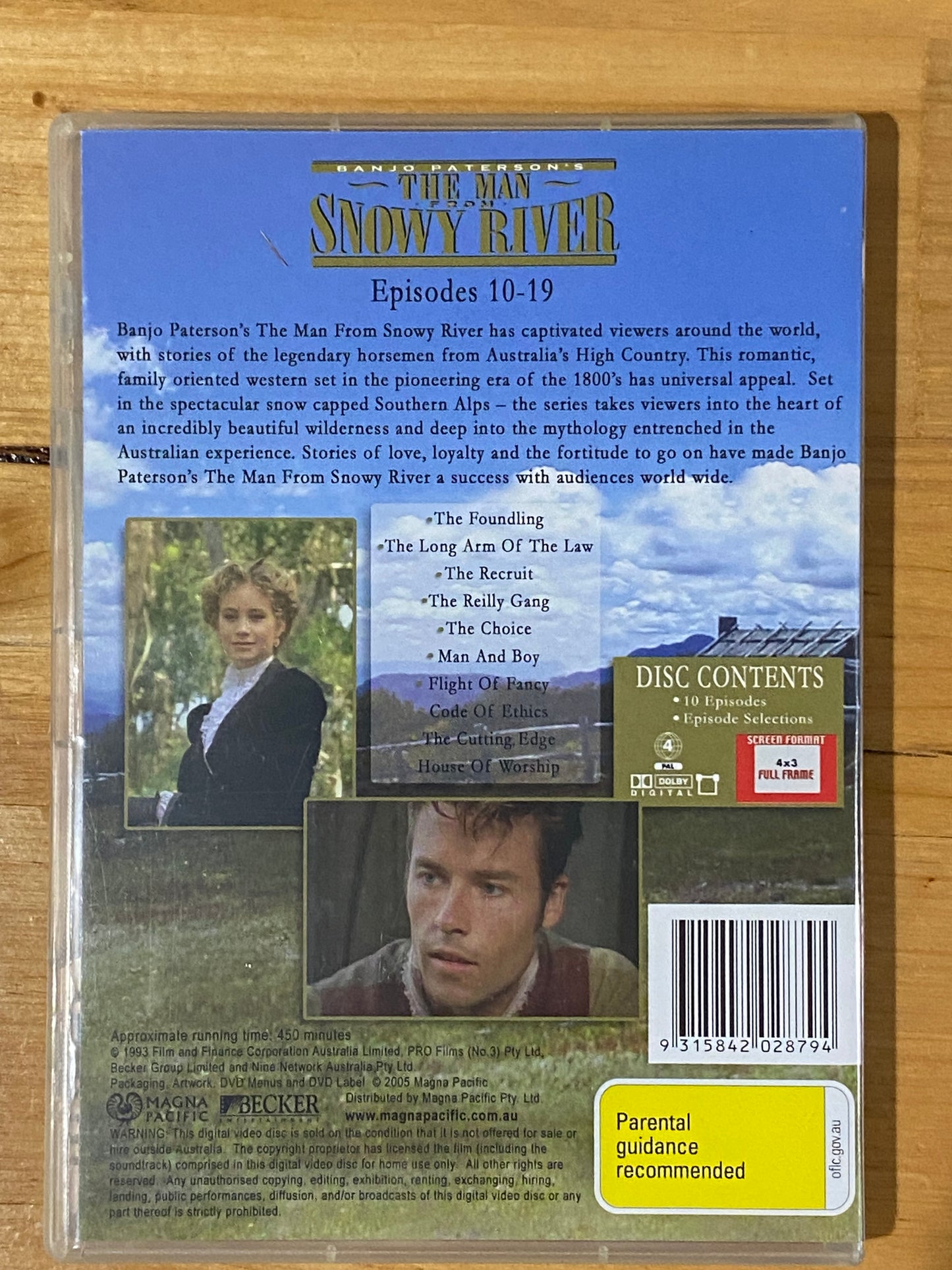 Banjo Patterson The Man From Snowy River Series 2 DVD 2-Disc PAL 4 VGC