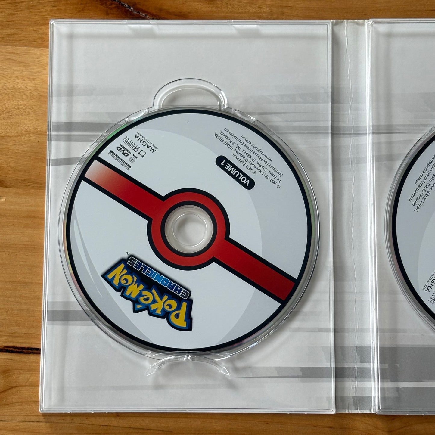 Pokémon Chronicles DVD 3-Disc Set PAL 4 VGC