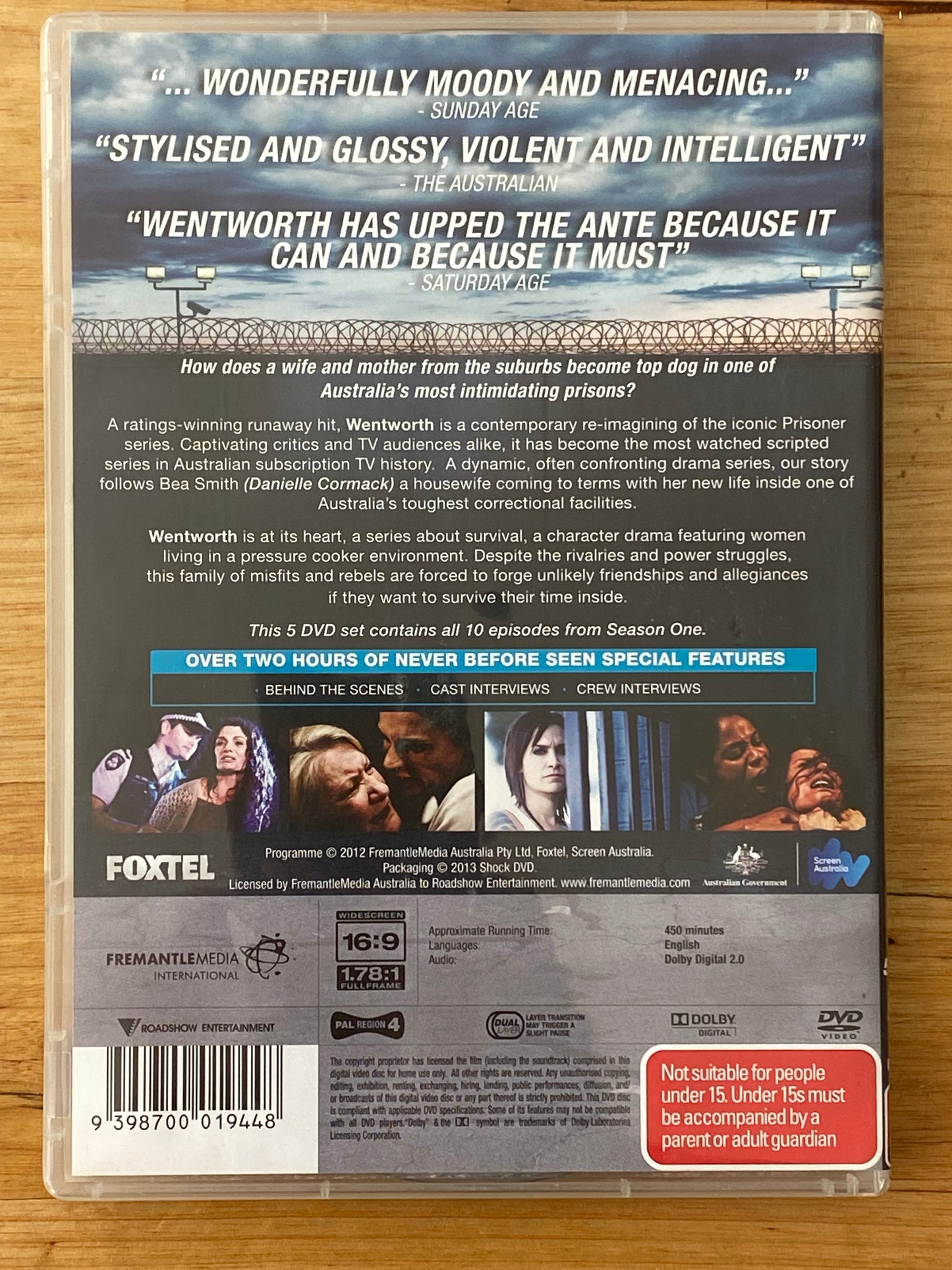 Wentworth DVD Seasons 1-7 PAL 4 VGC - Seasons 3+6 New Sealed