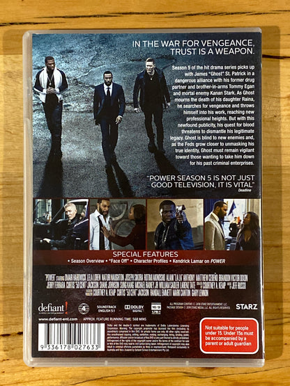 Power Complete Fifth Season DVD 3-Disc PAL 4 VGC